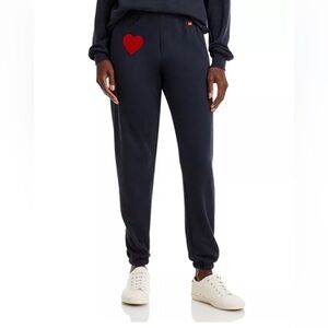 Aviator Nation Navy Heart Sweatpant Joggers XS